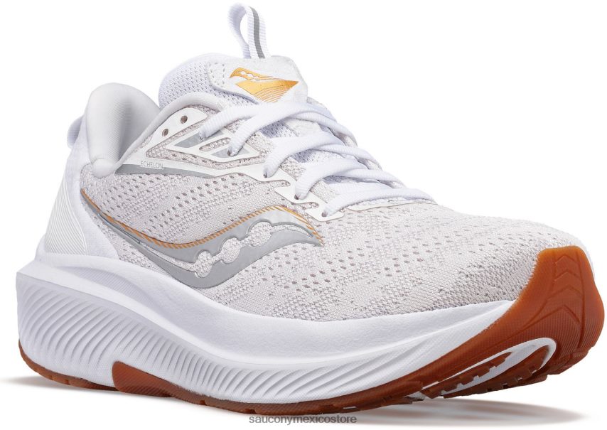 Saucony escalón 9 hombres blanco/goma P4B2Z097