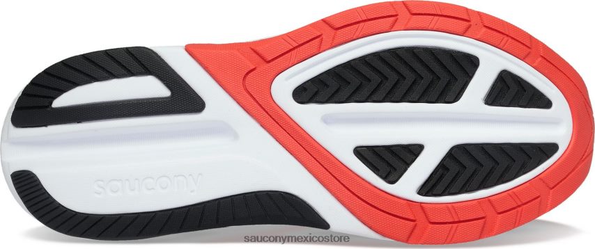 Saucony escalón 9 hombres carbón/cielo rojo P4B2Z094