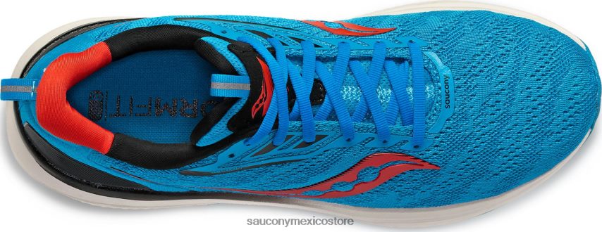 Saucony escalón 9 hombres océano/roca roja P4B2Z095