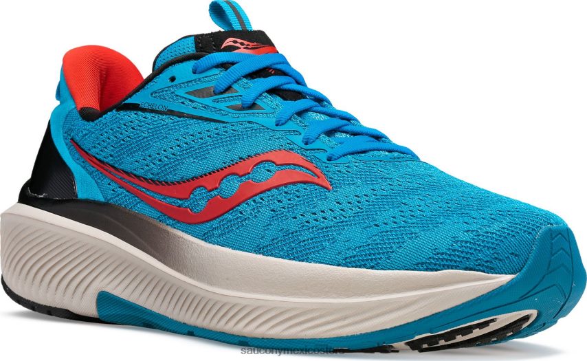 Saucony escalón 9 hombres océano/roca roja P4B2Z095