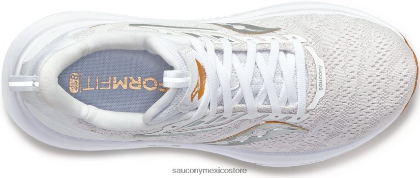 Saucony escalón 9 mujer blanco/goma P4B2Z0629