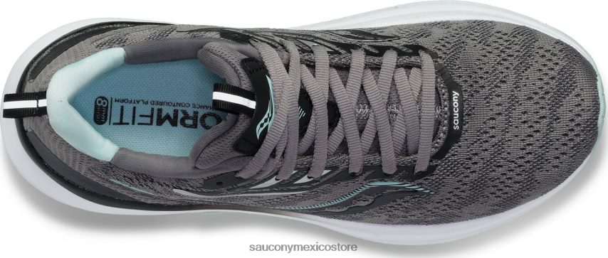 Saucony escalón 9 mujer carbón/hielo P4B2Z0625