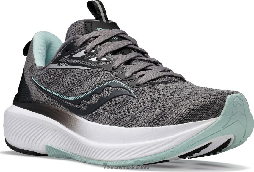 Saucony escalón 9 mujer carbón/hielo P4B2Z0625