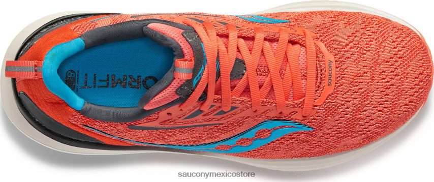 Saucony escalón 9 mujer coral/océano P4B2Z0626