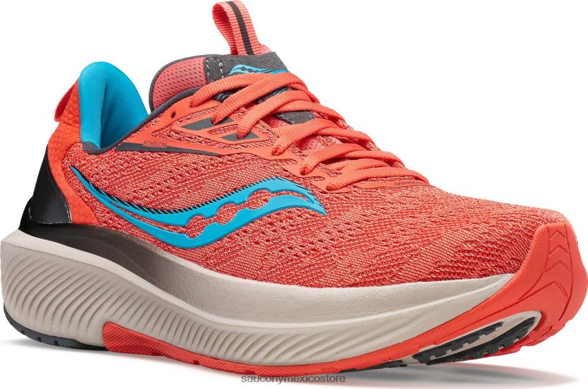 Saucony escalón 9 mujer coral/océano P4B2Z0626