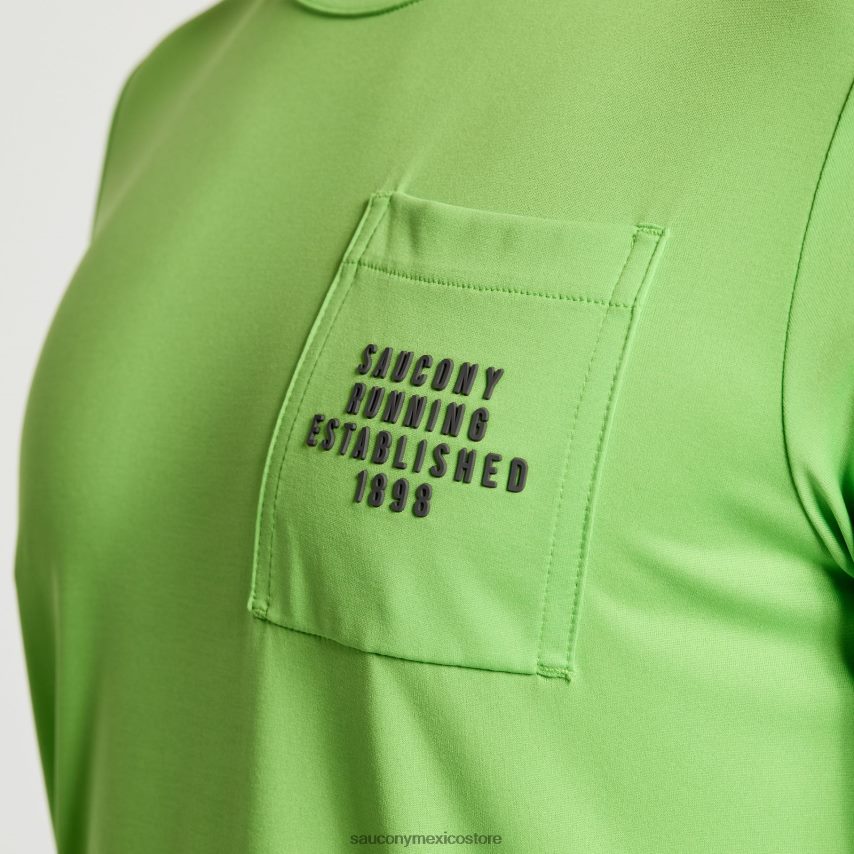 Saucony explorador de manga corta hombres gráfico invasor P4B2Z0378