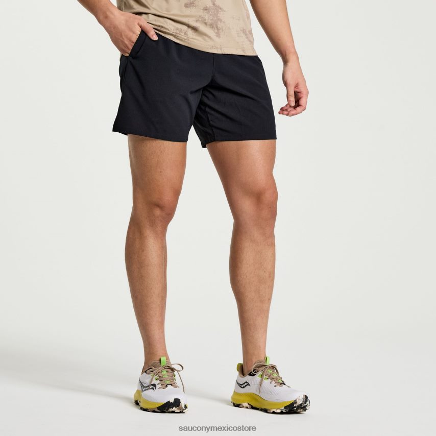 Saucony explorer utilidad 6 corto hombres negro P4B2Z0394