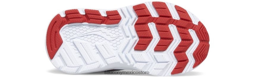 Saucony flash 30 a/c jr zapatilla de deporte niños azul marino/lava P4B2Z01031