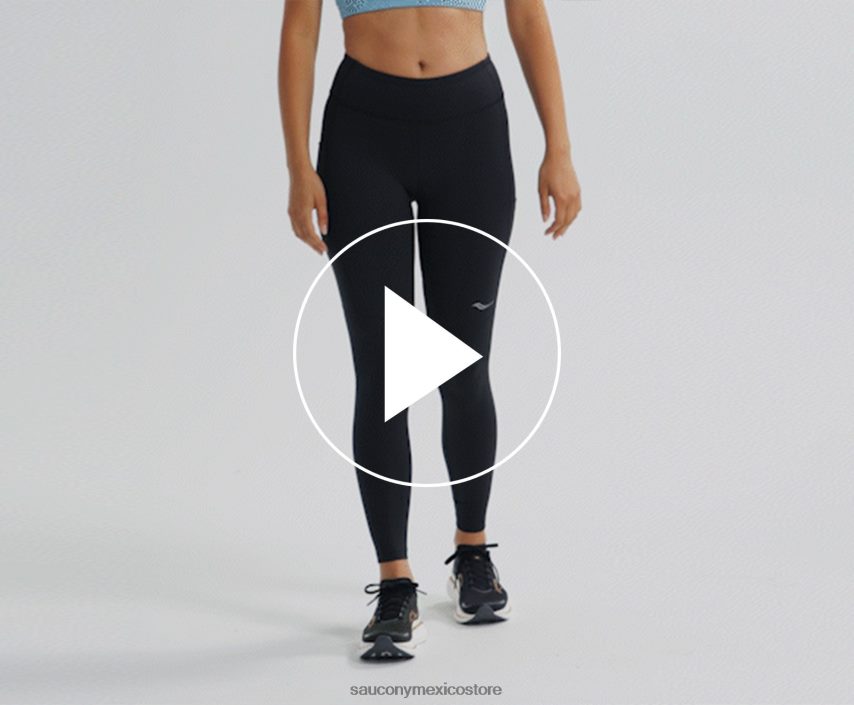 Saucony fortalecer apretado mujer negro P4B2Z0858