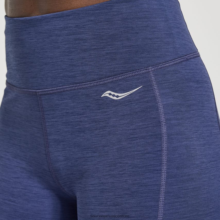 Saucony fortificar 8 biker corto mujer brezo sodalita P4B2Z0834