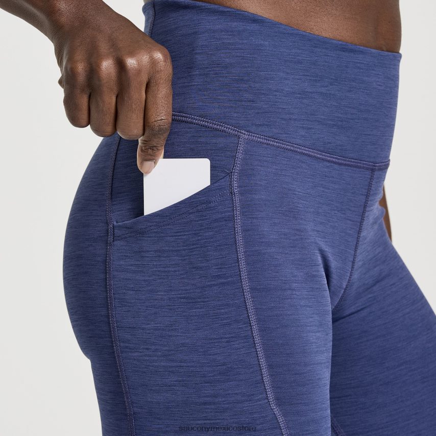 Saucony fortificar 8 biker corto mujer brezo sodalita P4B2Z0834