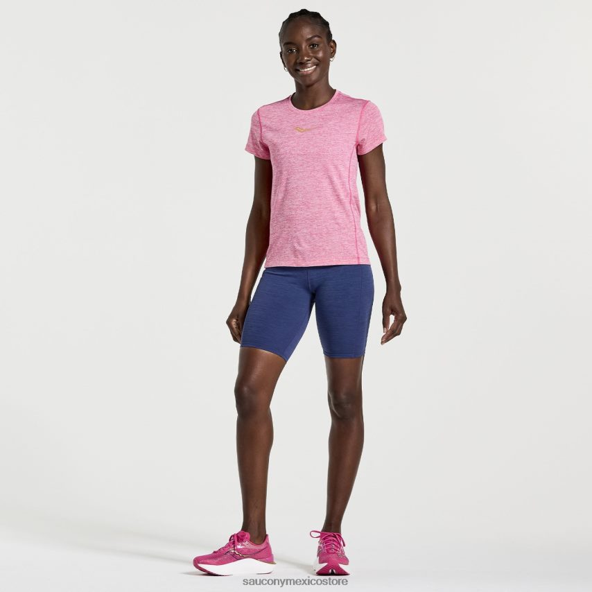 Saucony fortificar 8 biker corto mujer brezo sodalita P4B2Z0834