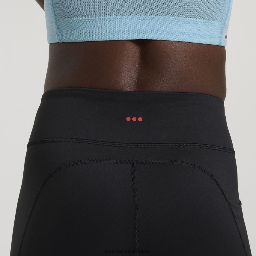 Saucony fortificar la cosecha apretada mujer negro P4B2Z0812