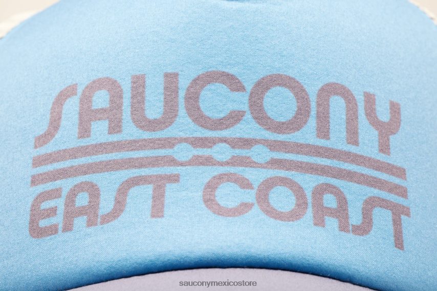 Saucony gorra de camionero de espuma hombres gráfico azul P4B2Z0468