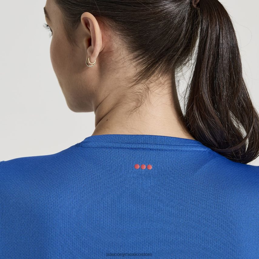 Saucony gráfico de cronómetro de manga corta mujer gráfico de la piscina P4B2Z0739