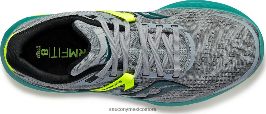 Saucony guía 16 de ancho hombres fósil/musgo P4B2Z0124