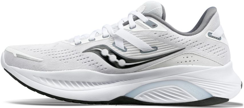 Saucony guía 16 hombres blanco negro P4B2Z052