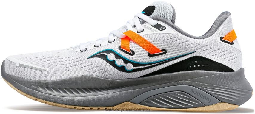 Saucony guía 16 hombres blanco/grava P4B2Z053