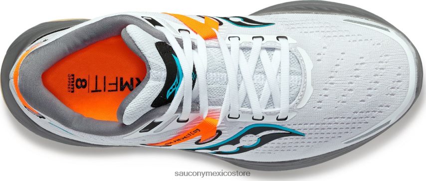 Saucony guía 16 hombres blanco/grava P4B2Z053