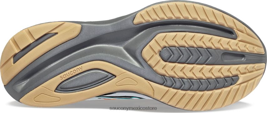 Saucony guía 16 hombres blanco/grava P4B2Z053