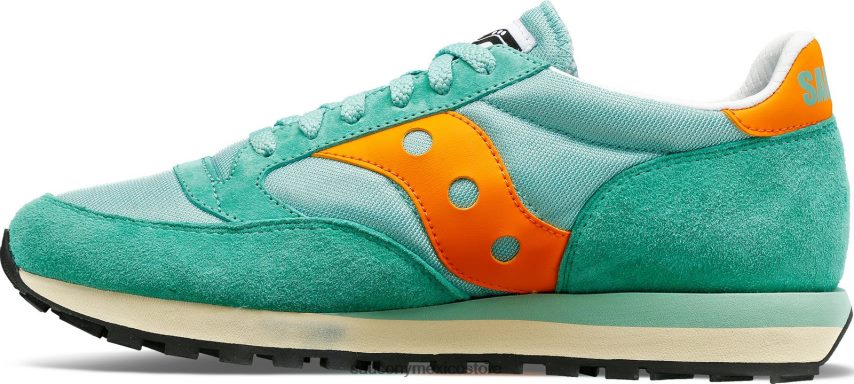 Saucony jazz 81 hombres aguamarina/naranja P4B2Z0276