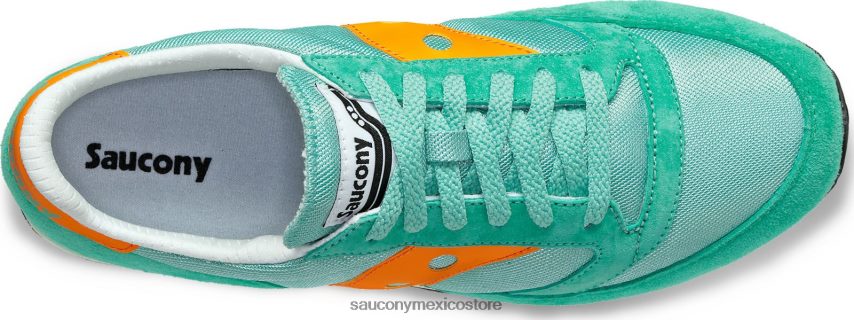 Saucony jazz 81 hombres aguamarina/naranja P4B2Z0276