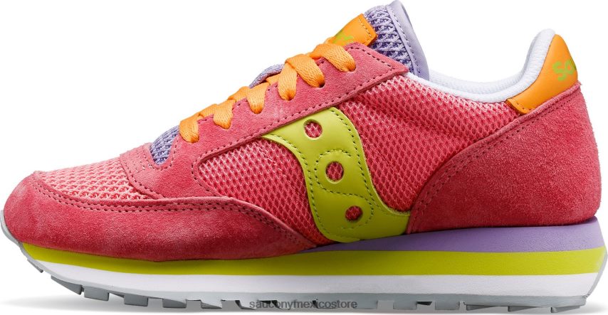 Saucony jazz triple verano mujer rosa claro/lima P4B2Z0668
