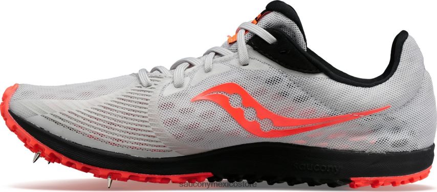 Saucony kilkenny xc9 plano hombres niebla/negro/vizi P4B2Z0130