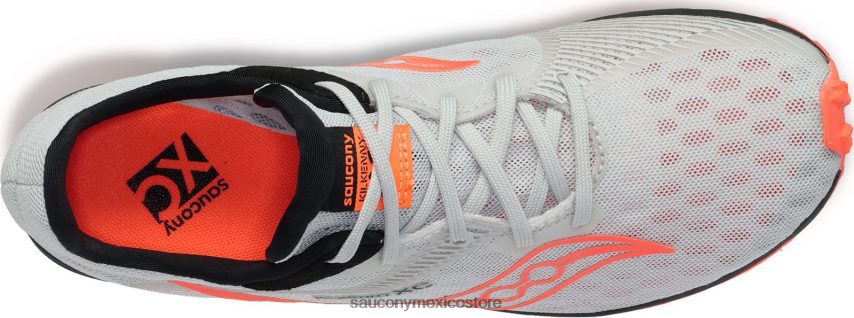 Saucony kilkenny xc9 plano hombres niebla/negro/vizi P4B2Z0130