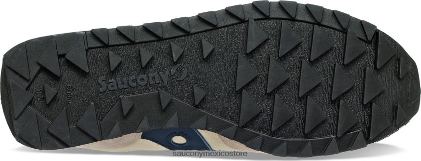 Saucony lavado a la piedra original de jazz hombres bronceado/azul marino P4B2Z0214