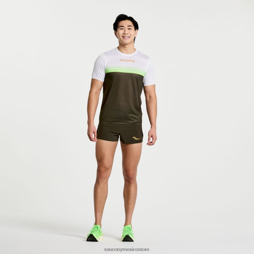 Saucony manga corta élite hombres umbría P4B2Z0352