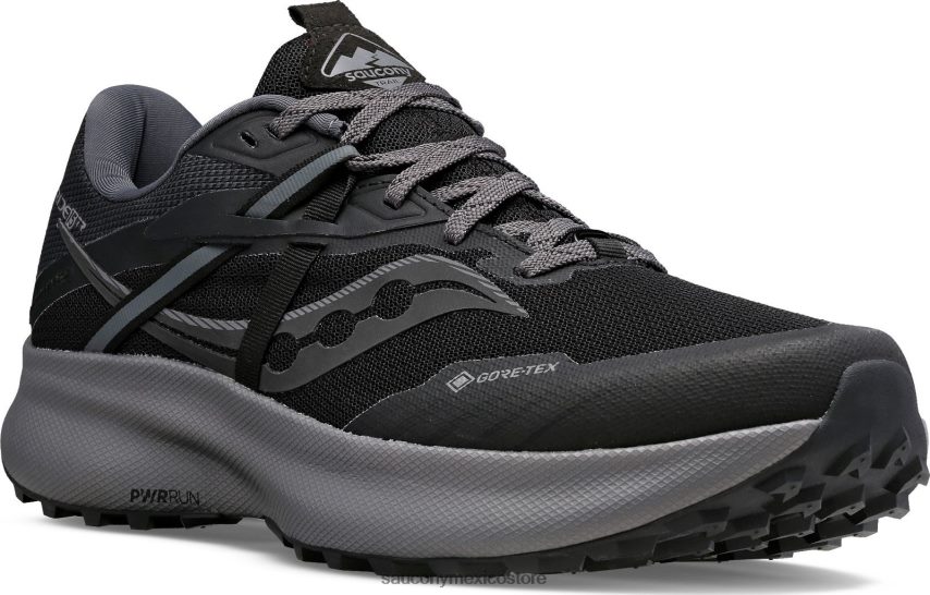 Saucony montar 15tr gtx hombres negro/carbón P4B2Z0144