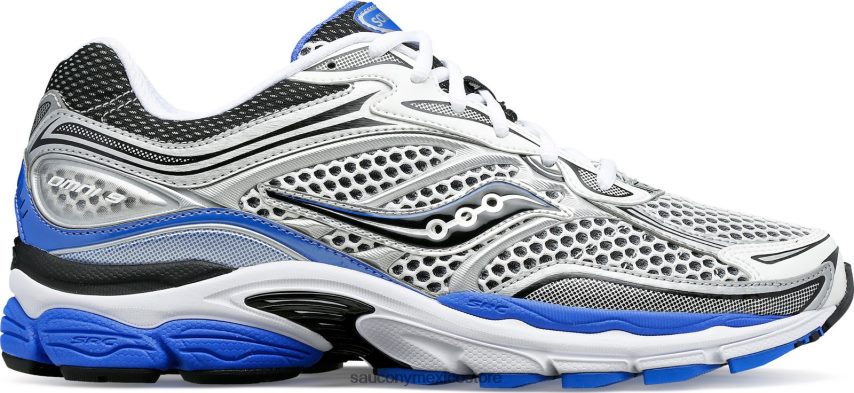 Saucony og progrid omni 9 hombres blanco/plata/azul P4B2Z0215