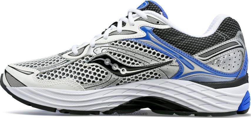 Saucony og progrid omni 9 hombres blanco/plata/azul P4B2Z0215