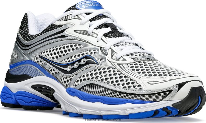 Saucony og progrid omni 9 hombres blanco/plata/azul P4B2Z0215