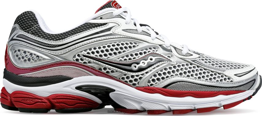 Saucony og progrid omni 9 hombres blanco/plata/rojo P4B2Z0216