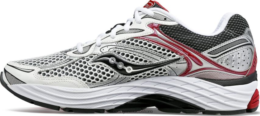 Saucony og progrid omni 9 hombres blanco/plata/rojo P4B2Z0216