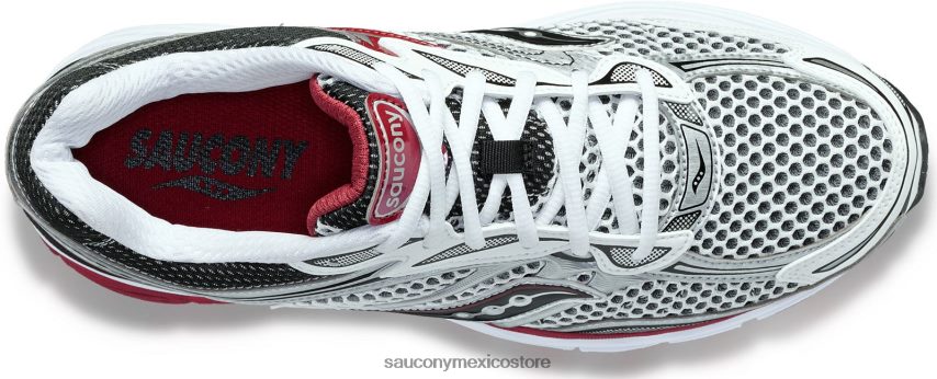 Saucony og progrid omni 9 hombres blanco/plata/rojo P4B2Z0216