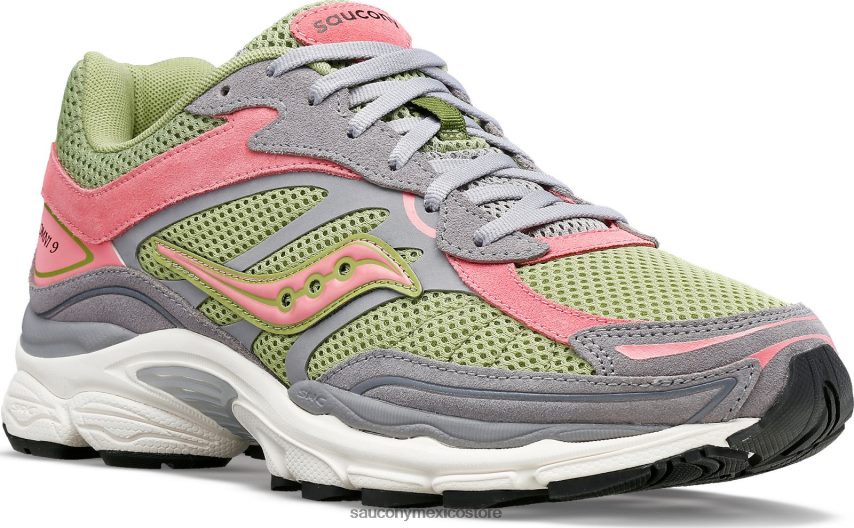 Saucony og progrid omni 9 prima hombres Verde gris P4B2Z0231
