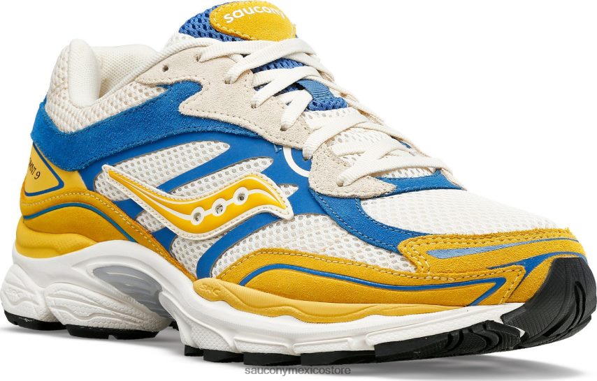 Saucony og progrid omni 9 prima hombres crema/amarillo P4B2Z0229
