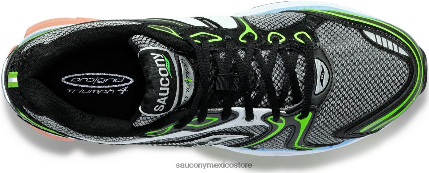 Saucony og progrid triunfo 4 otro mundo hombres negro/blanco/rosa P4B2Z0259