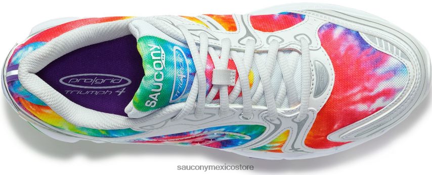 Saucony og progrid triunfo 4 tie-dye hombres blanco/tie-dye P4B2Z0175