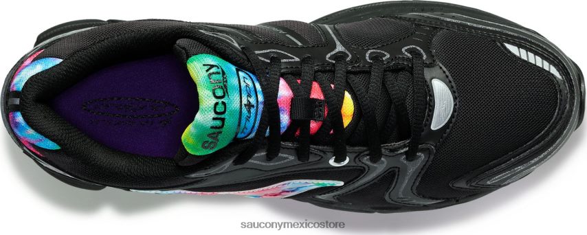 Saucony og progrid triunfo 4 tie-dye hombres negro/tie-dye P4B2Z0174
