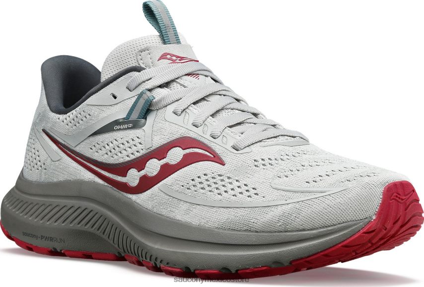 Saucony omni 21 mujer hormigón/baya P4B2Z0579