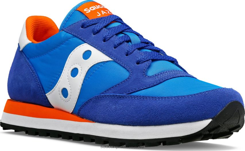 Saucony originales de jazz hombres azul cielo/naranja P4B2Z0274