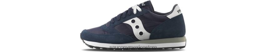 Saucony originales de jazz hombres azul marino/blanco P4B2Z0271