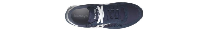 Saucony originales de jazz hombres azul marino/blanco P4B2Z0271