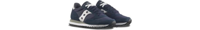 Saucony originales de jazz hombres azul marino/blanco P4B2Z0271