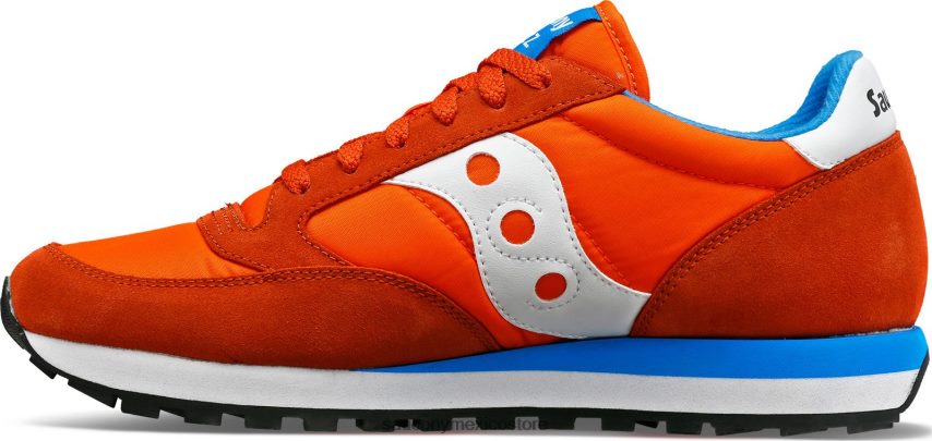 Saucony originales de jazz hombres naranja/azul cielo P4B2Z0273