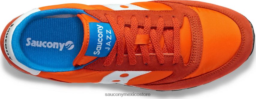 Saucony originales de jazz hombres naranja/azul cielo P4B2Z0273